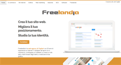 Desktop Screenshot of freelandia.it